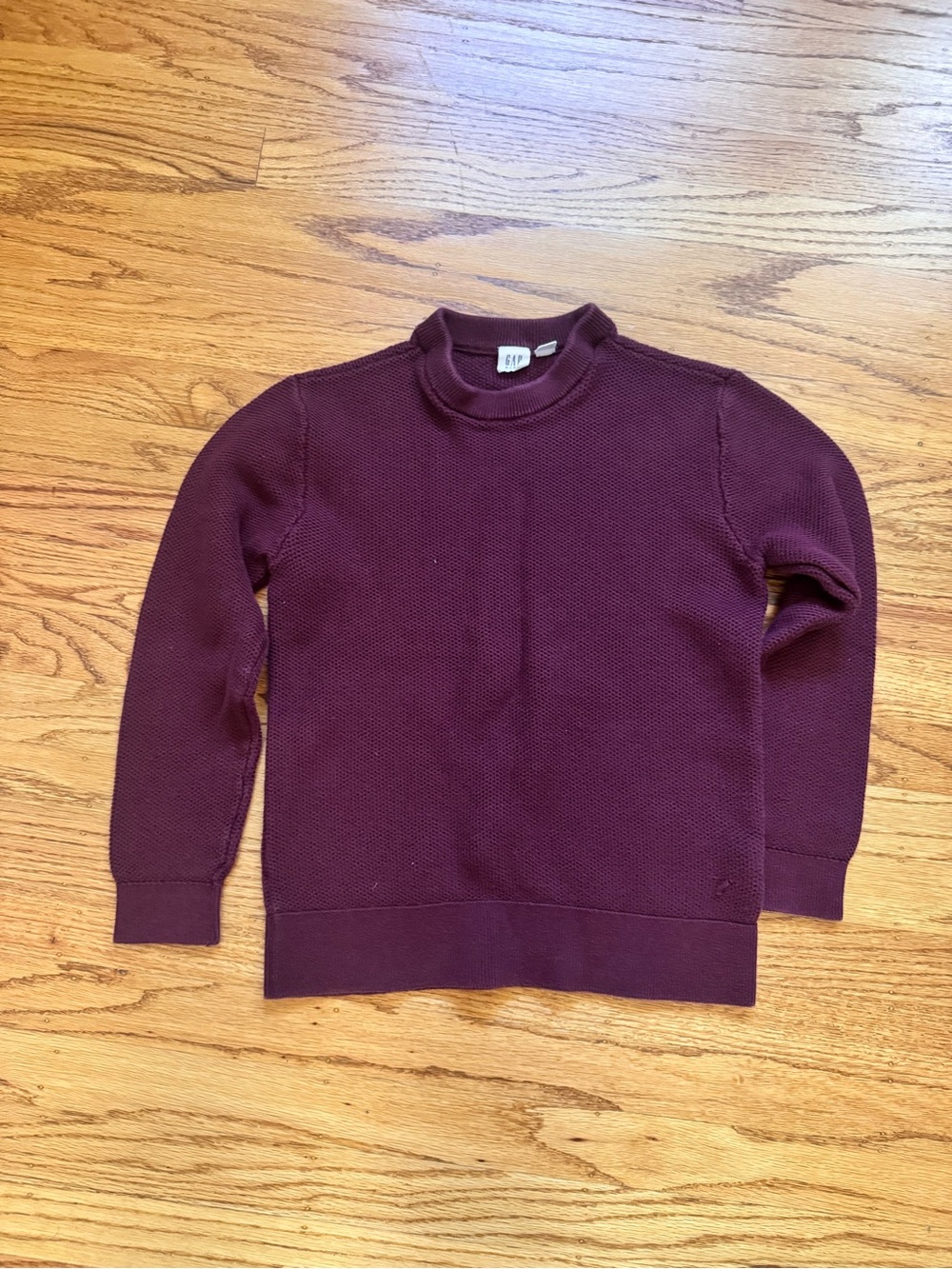 GAP Kid’s Burgundy Crewneck Sweater